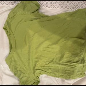 Zara lime green tshirt size L
